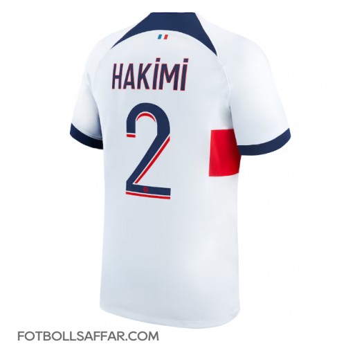 Paris Saint-Germain Achraf Hakimi #2 Bortatröja 2023-24 Kortärmad